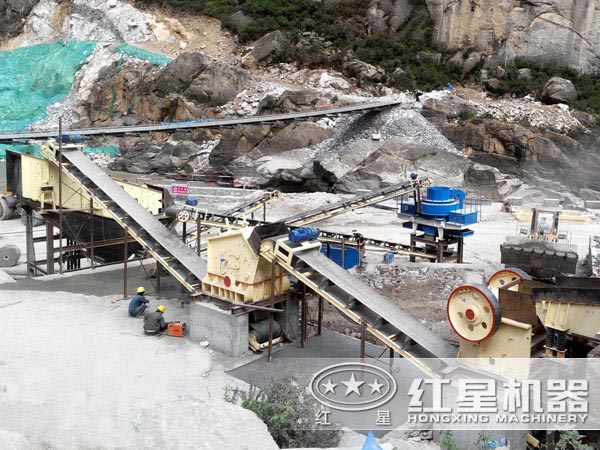 日產100噸石料生產線工藝流程配置詳單