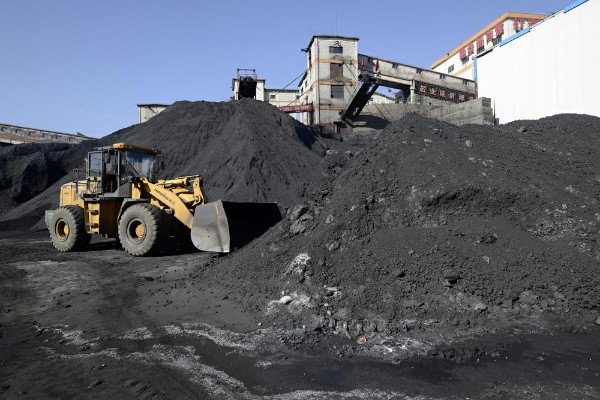 煤炭加工现场
